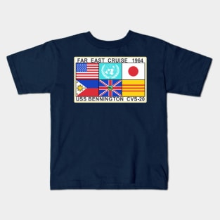 Far east Cruise 1964 - USS Bennington Kids T-Shirt